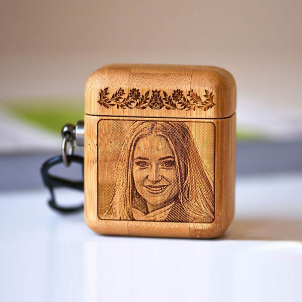 personalized AIRPORD case with keychain by Laser gallery