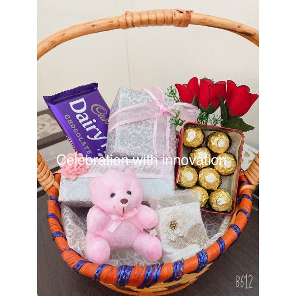 Pink lady basket