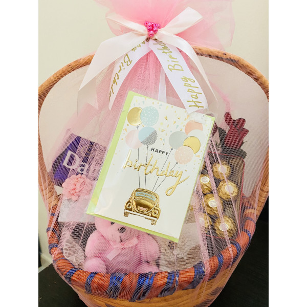 Pink lady basket